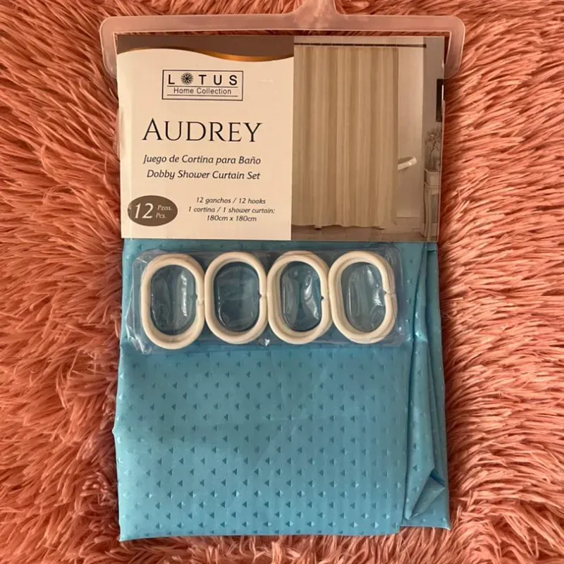 Cortina de baño color entero 