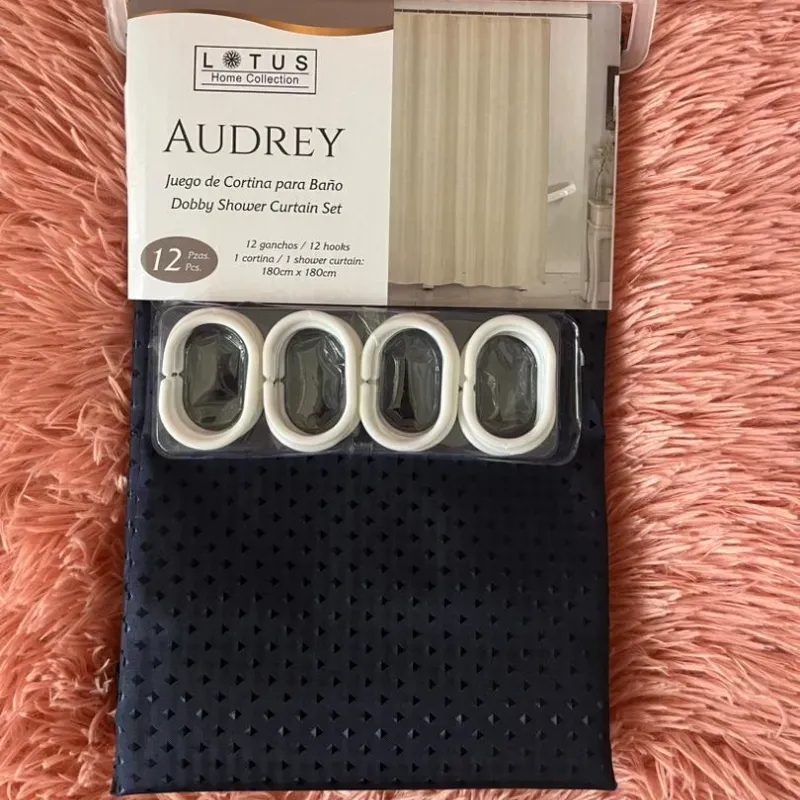 Cortina de baño color entero 