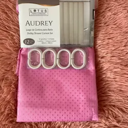 Cortina de baño color entero 