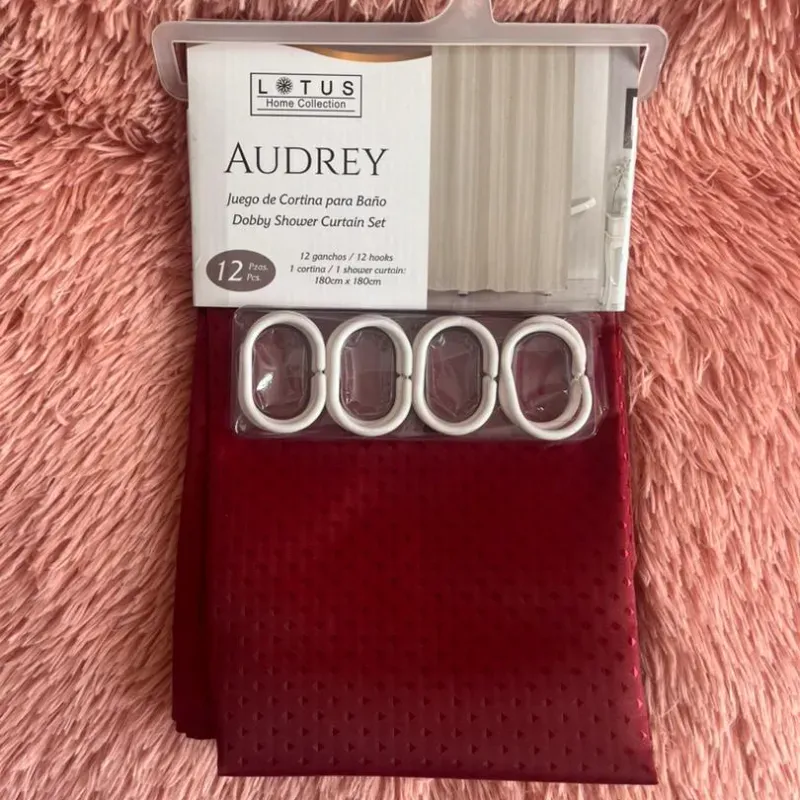 Cortina de baño color entero 