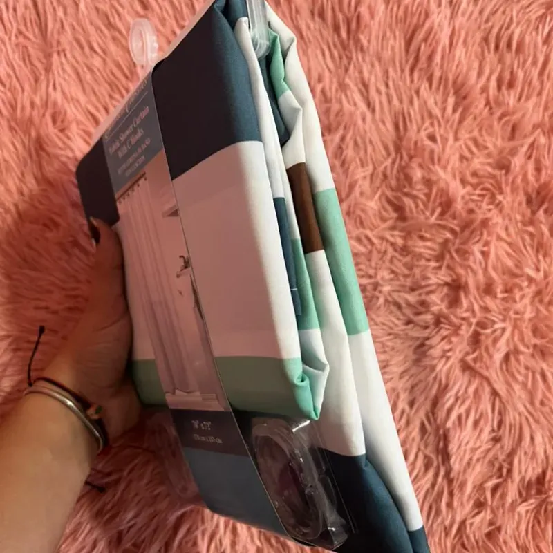 Cortina de baño estampada