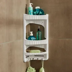 Organizador de baño esquinero