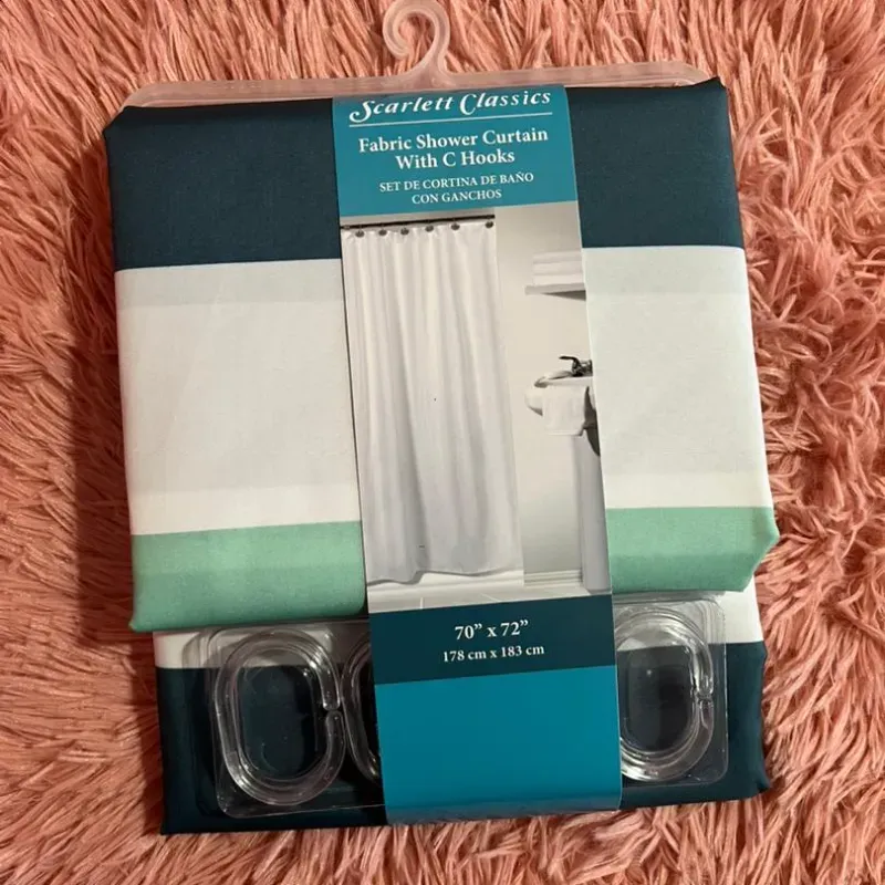 Cortina de baño estampada