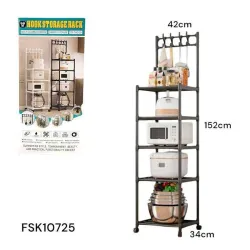 Estante de cocina de 5 niveles