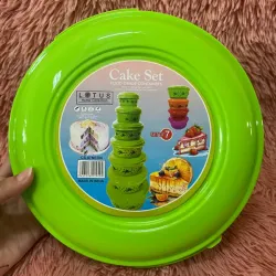 Set de 7 pozuelos plásticos redondos