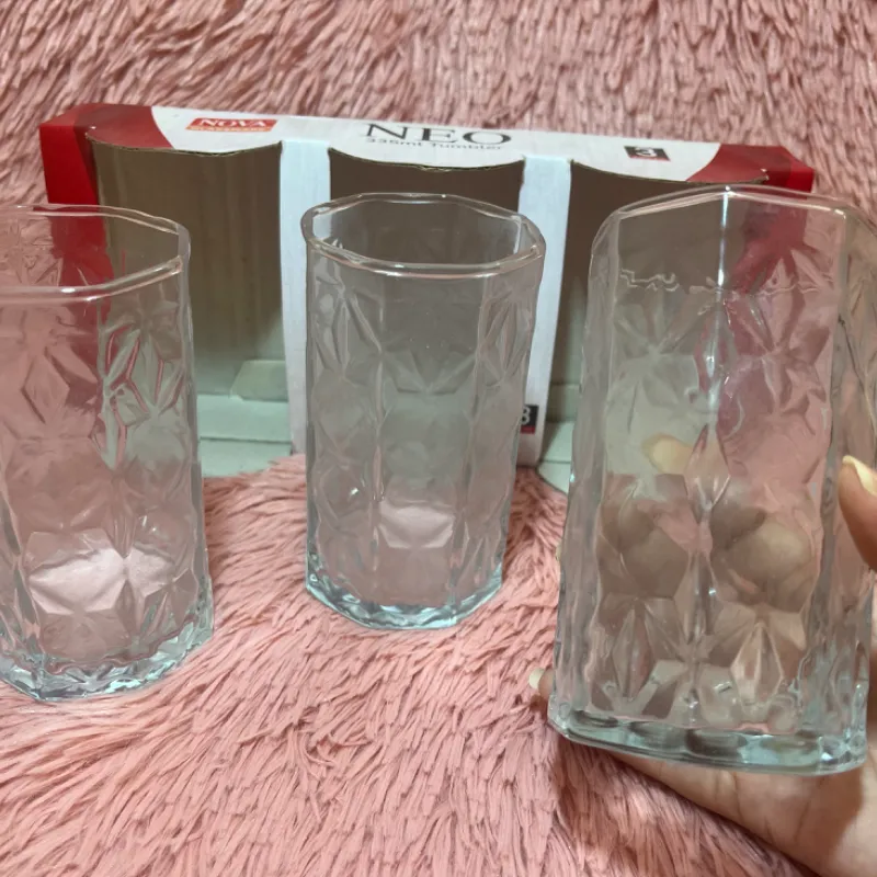 Juego de 3 vasos 