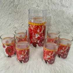 Juego de jarra con vasos