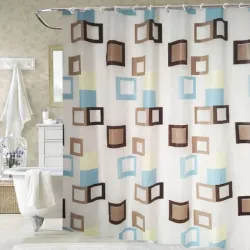 Set de esponja y cortina de baño