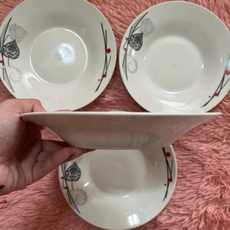 Juego de 4 platos hondos medianos  