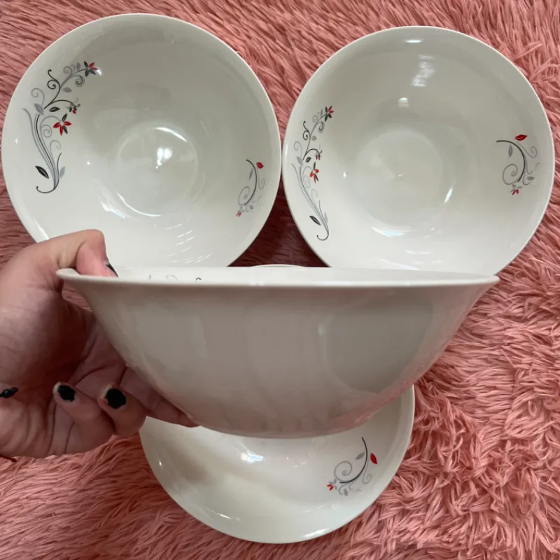 Juego de 4 tazones grandes  