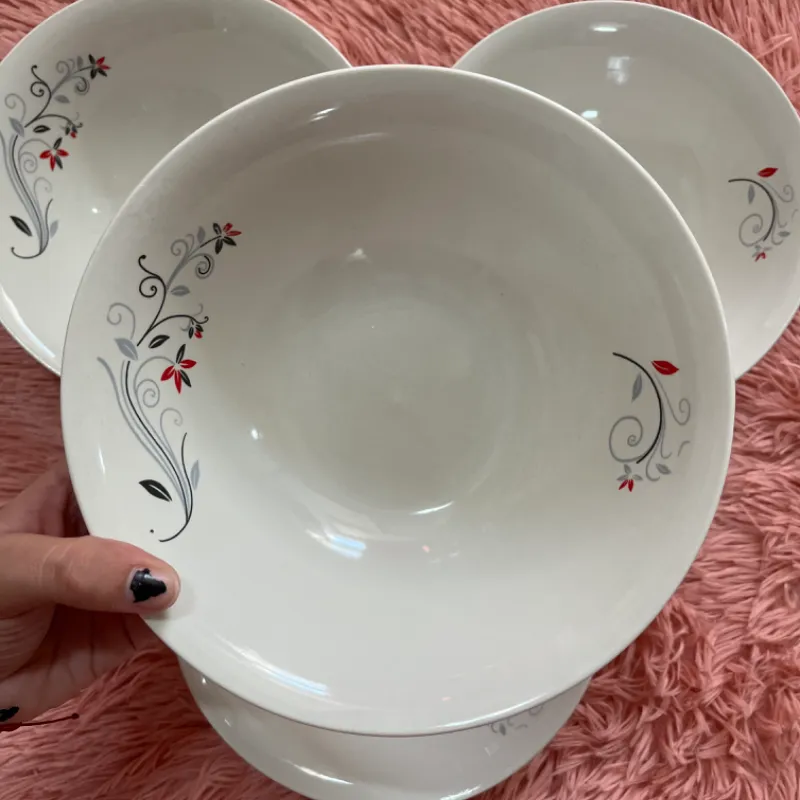 Juego de 4 tazones grandes  