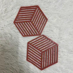 Set de 2 alfombrillas para cocina para poner cosas calientes 