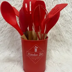 Set de utensilios de cocina de silicona