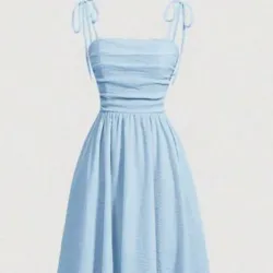 Vestido azul claro
