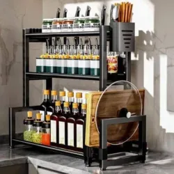 Organizador metálico de cocina