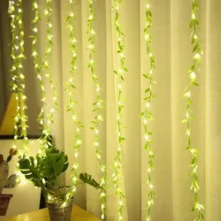 Cortina de luces led con ramitas