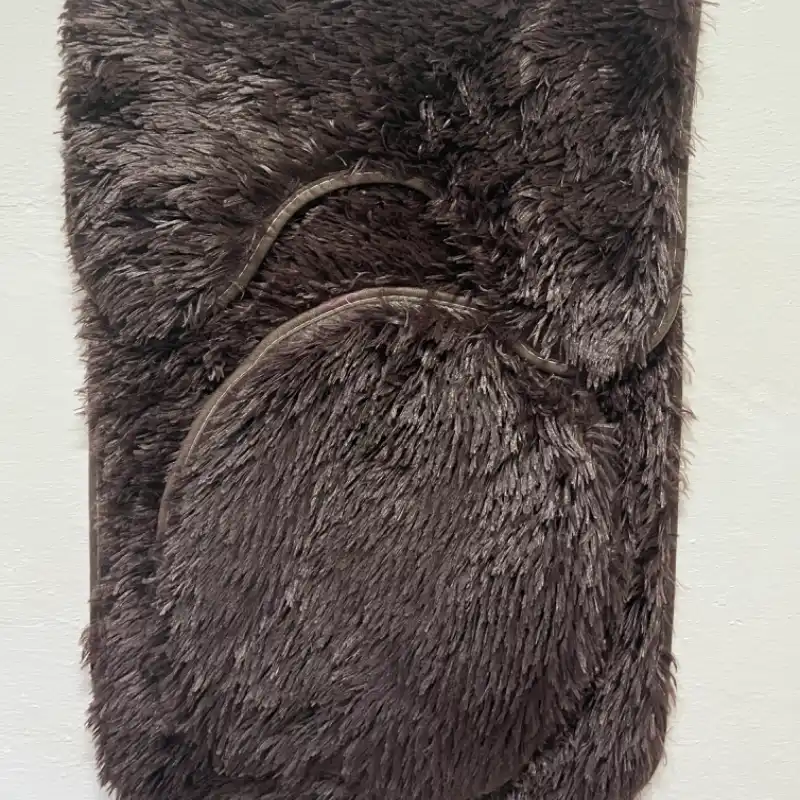 Set de 3 alfombras peluches para baño