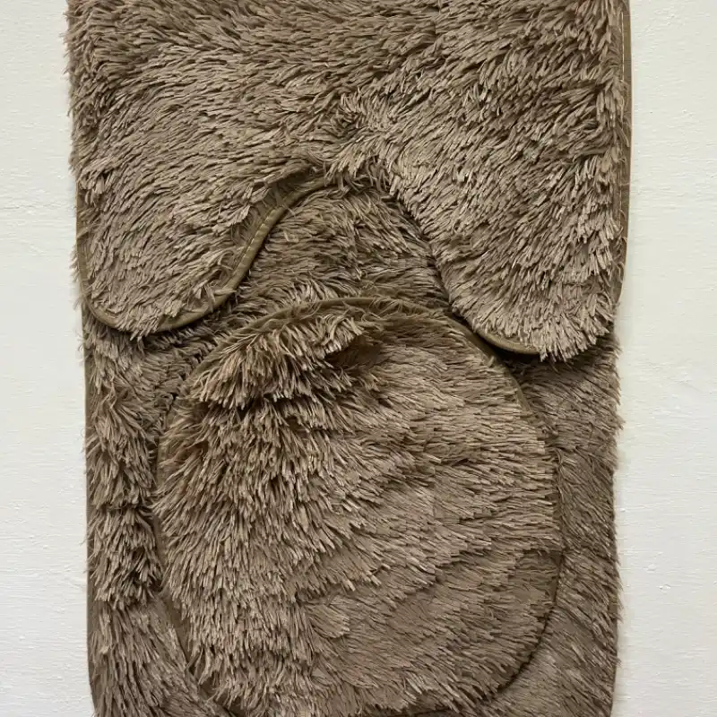 Set de 3 alfombras peluches para baño