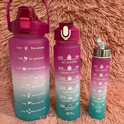 Set de 3 pomos de agua motivacionales