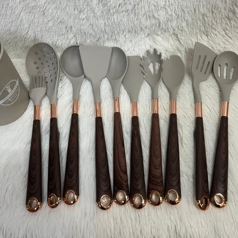 Set de utensilios de cocina de silicona