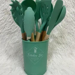 Set de utensilios de cocina de silicona 