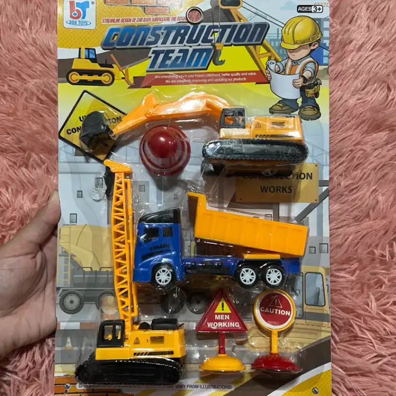 Set de carro de construcción  