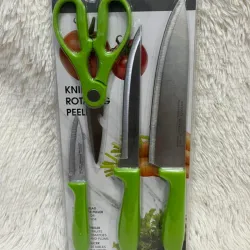 Set de cuchillos con tijeras