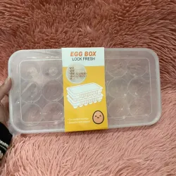 Caja plástica para almacenar huevos  (18 capacidades) 