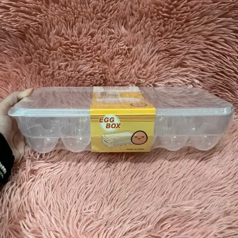 Caja plástica para almacenar huevos  (18 capacidades) 