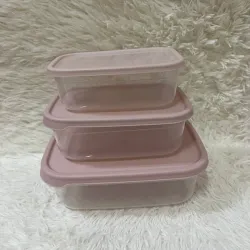 Set de 3 pozuelos plásticos 