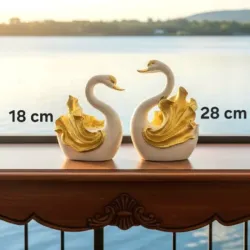 Adorno de 2 Cisnes