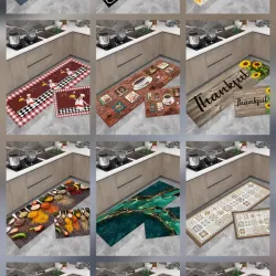 Alfombra doble para cocina