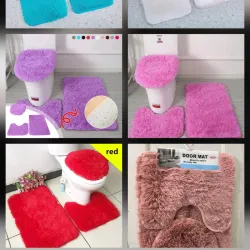 Alfombra de baño de 3 piezas 