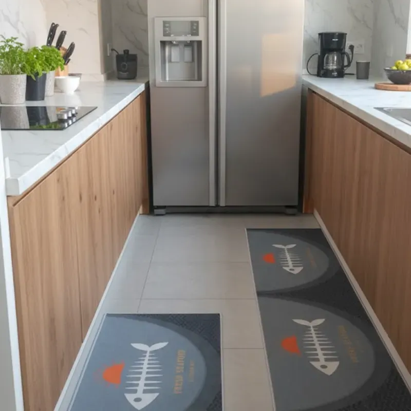 Alfombras dobles para cocina 