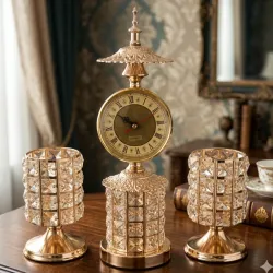 Candelabros con reloj