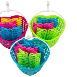 Cesta con 48 clips