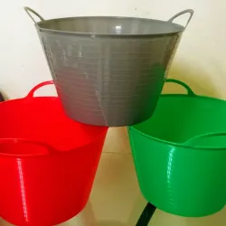 Cesta de silicona con asa 