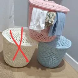 Cestas redondas con tapa 