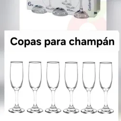 Copas para champán 
