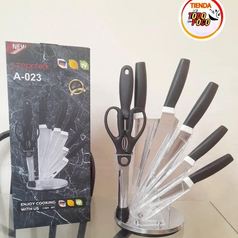 Cuchillos con base giratoria 