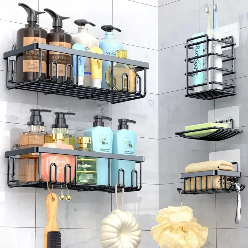 Estantes para baño de 5 piezas 