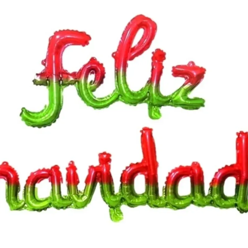 Globos de feliz navidad 