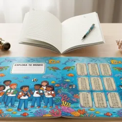 Libreta de raya mediana