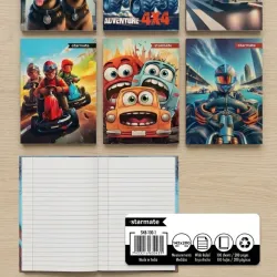 Libreta de raya mediana