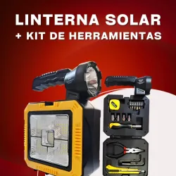 Linterna con kit de herramientas