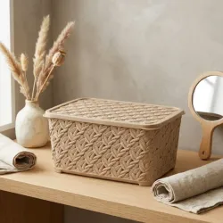 Cajón plástico con tapa