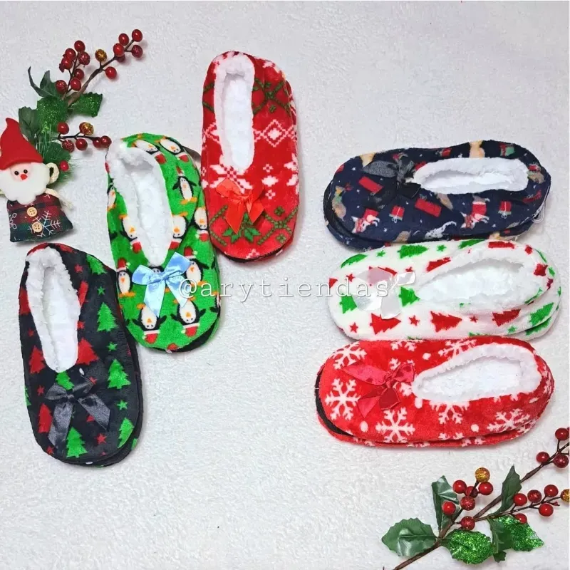 Pantuflas navideña 