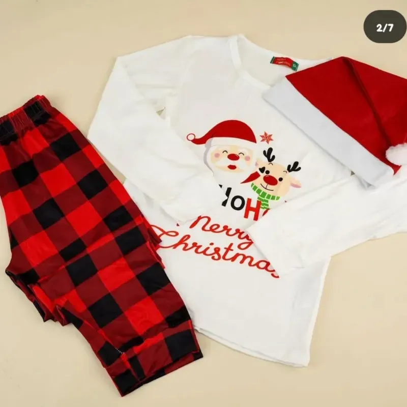 Pijama navideña para niños