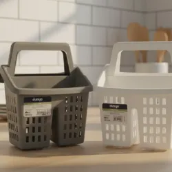 Porta cubiertos con asa 