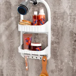 Repisa de ducha con ventosas